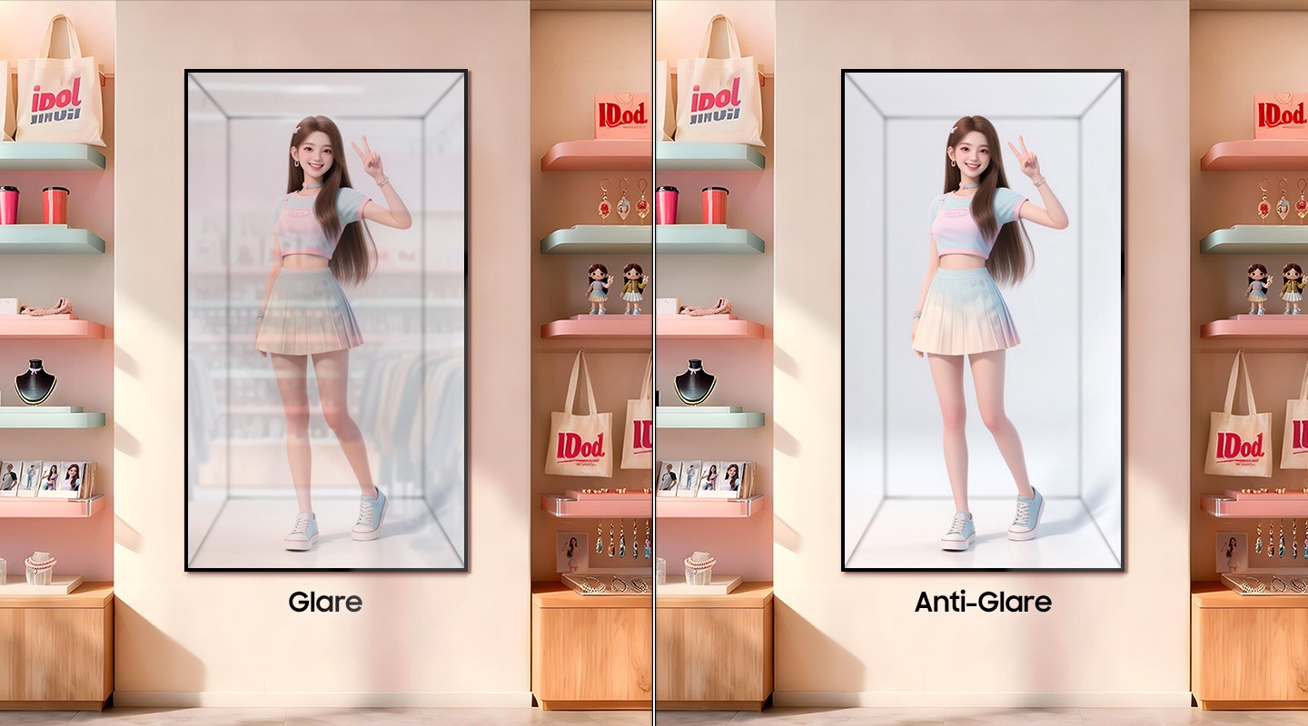 Samsung Spatial Signage visibility in challenging lighting